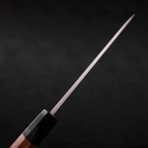 Petty Blue Steel #2 Nashiji Stainless Clad Buffalo Teak Handle 135mm