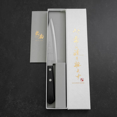 Petty Blue Steel #2 Polished Western Black Handle 150mm