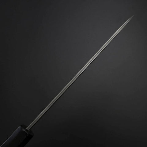 Petty Cobalt Stainless HRC62 Kurouchi Damascus Buffalo Ebony Handle 150mm