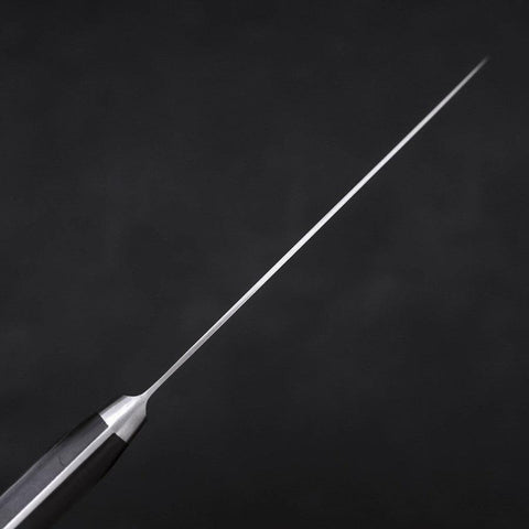 Petty Knife AUS-8 Polished Western Black Handle 120mm