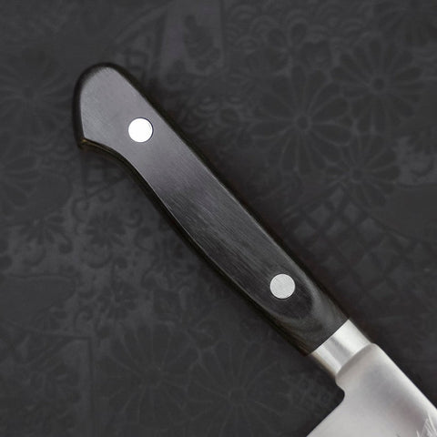 Petty Knife AUS-8 Polished Western Black Handle 120mm
