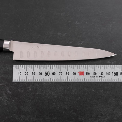 Petty Molybdenum Polished Dimples Western Black Handle 150mm