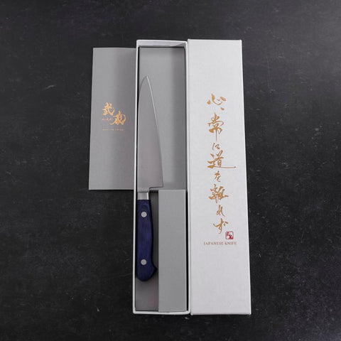 Petty Molybdenum Polished Western Blue Handle 120mm