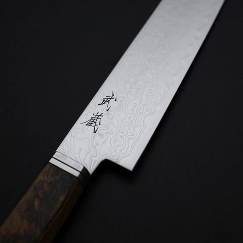 Petty SG-2 Damascus Western Golden Ebony Handle 155mm