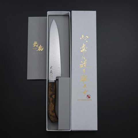 Petty SG-2 Damascus Western Golden Ebony Handle 155mm