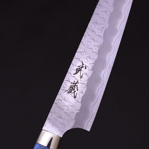 Petty SG-2 Tsuchime Turquoise Blue Handle 150mm