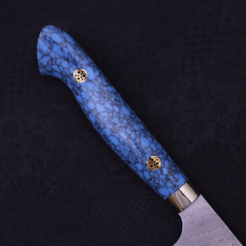 Petty SG-2 Tsuchime Turquoise Blue Handle 150mm