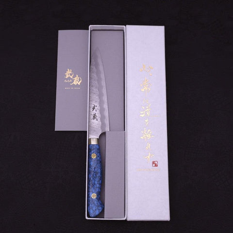 Petty SG-2 Tsuchime Turquoise Blue Handle 150mm