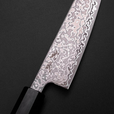 Petty SLD Black Damascus Ebony Handle 130mm