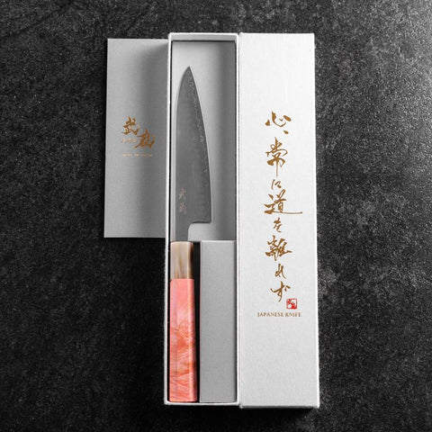Petty SLD Miroir Manche en Buffle et Érable Rose foncé 130mm