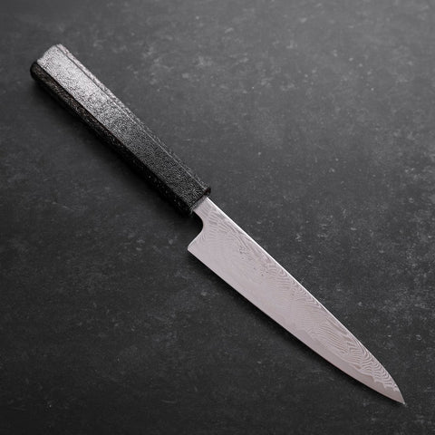 Petty SLD Wave Nickel Damascus Silver Pattern Urushi Handle 135mm