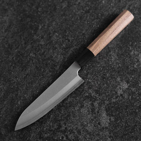 Petty Silver Steel #3 Kasumi Buffalo Walnut Handle 135mm