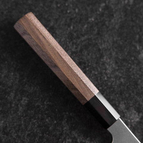 Petty Silver Steel #3 Kasumi Buffalo Walnut Handle 135mm