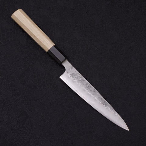 Petty Silver Steel #3 Nashiji Buffalo Magnolia Handle 135mm