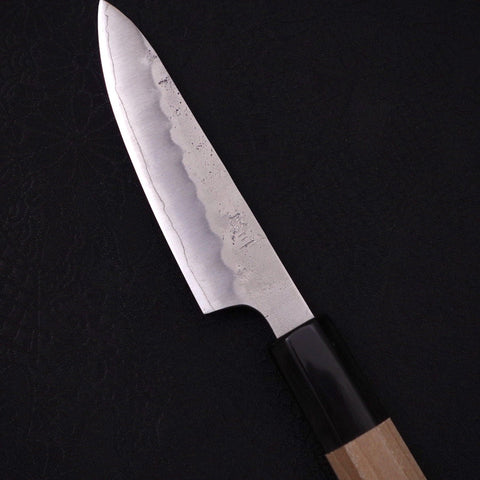 Petty Silver Steel #3 Nashiji Buffalo Magnolia Handle 80mm