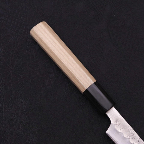 Petty Silver Steel #3 Nashiji Buffalo Magnolia Handle 80mm