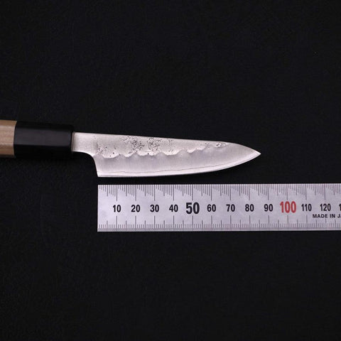 Petty Silver Steel #3 Nashiji Buffalo Magnolia Handle 80mm