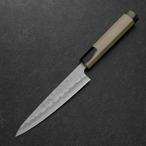 Petty Silver Steel #3 Nashiji Double Buffalo Capped Magnolia Handle 135mm