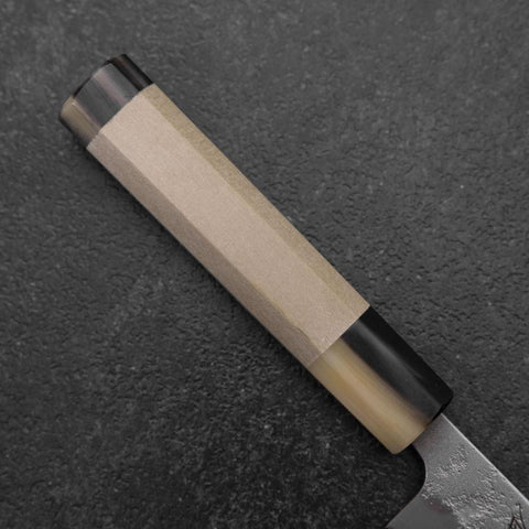 Petty Silver Steel #3 Nashiji Double Buffalo Capped Magnolia Handle 135mm
