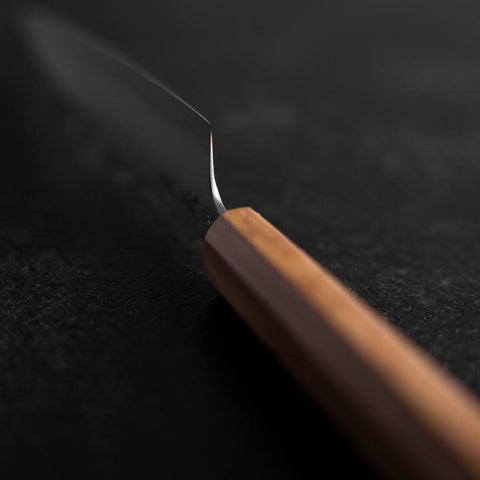 Petty Silver Steel #3 Nashiji Olive Handle 130mm