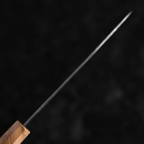 Petty Silver Steel #3 Nashiji Olive Handle 130mm