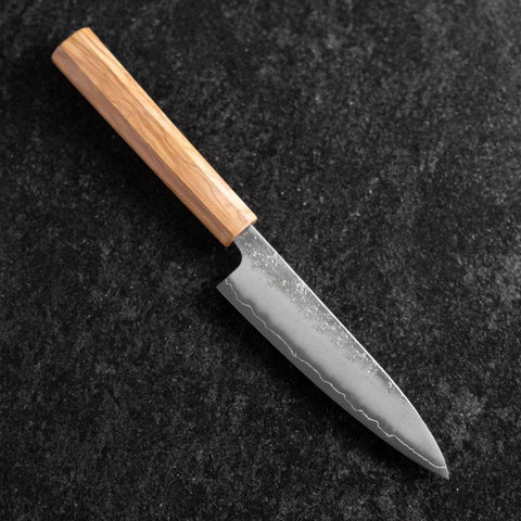 Petty Silver Steel #3 Nashiji Olive Handle 130mm