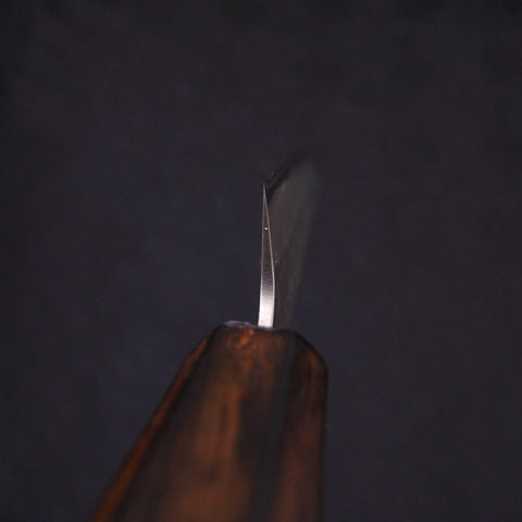 Petty Silver Steel #3 Nashiji Sumi Urushi Handle 135mm