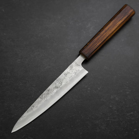 Petty Silver Steel #3 Nashiji Sumi Urushi Handle 150mm