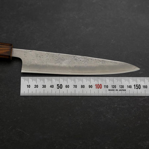 Petty Silver Steel #3 Nashiji Sumi Urushi Handle 150mm