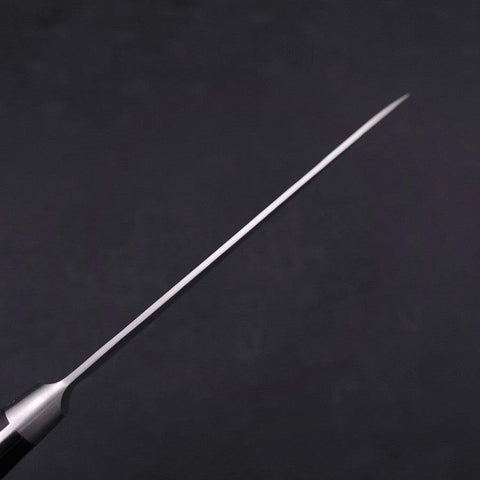 Petty Silver Steel #3 Nashiji Western Black Handle 135mm