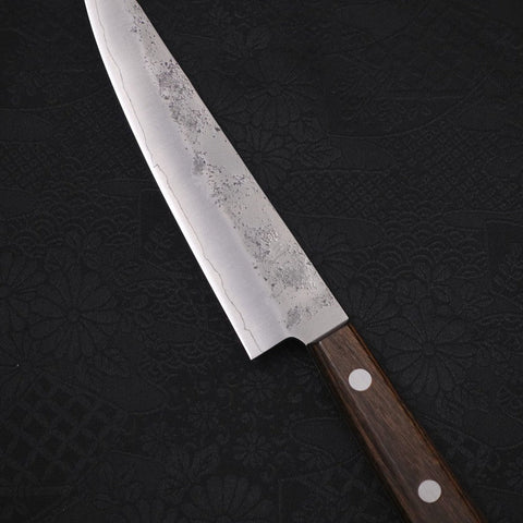 Petty Silver Steel #3 Nashiji Western Brown Handle 135mm