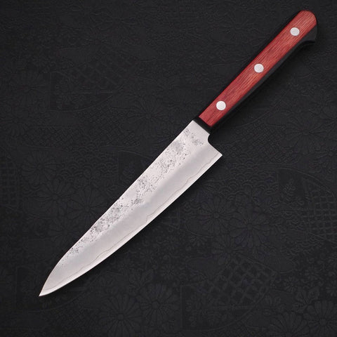 Petty Silver Steel #3 Nashiji Western Red Handle 135mm
