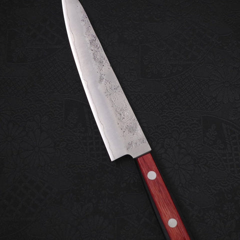 Petty Silver Steel #3 Nashiji Western Red Handle 135mm