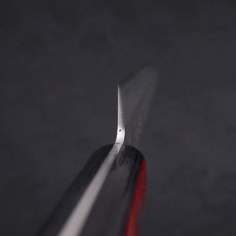 Petty Silver Steel #3 Nashiji Western Red Handle 135mm