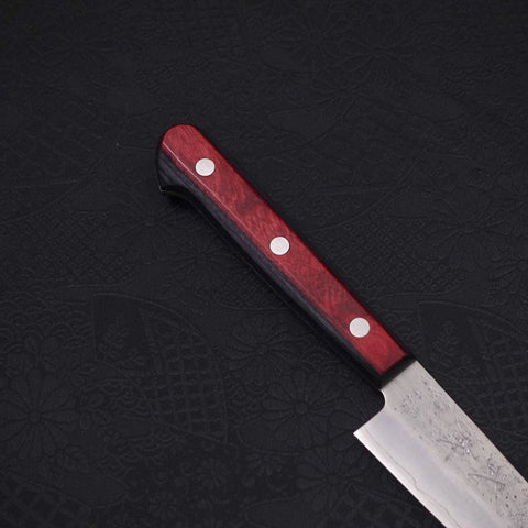 Petty Silver Steel #3 Nashiji Western Red Handle 135mm