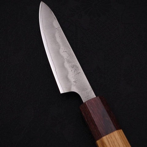 Petty Silver Steel #3 Nashiji Zelkova Handle 80mm