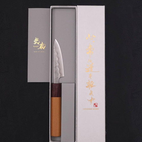 Petty Silver Steel #3 Nashiji Zelkova Handle 80mm
