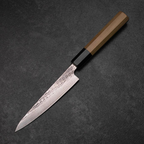 Petty Silver Steel #3 Nawame Buffalo Magnolia Handle 135mm