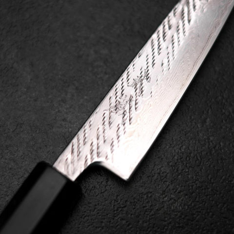 Petty Silver Steel #3 Nawame Buffalo Magnolia Handle 135mm