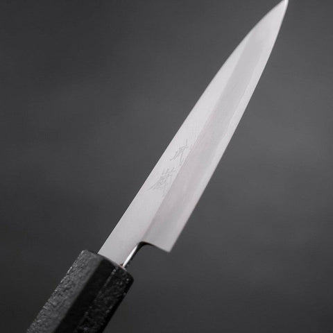 Petty Silver Steel #3 Polished Black Ishime Urushi Handle 110mm