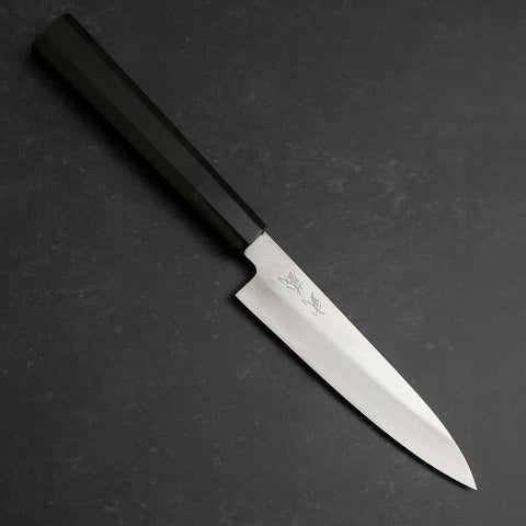 Petty Silver Steel #3 Polished Buffalo Ebony Handle 110mm