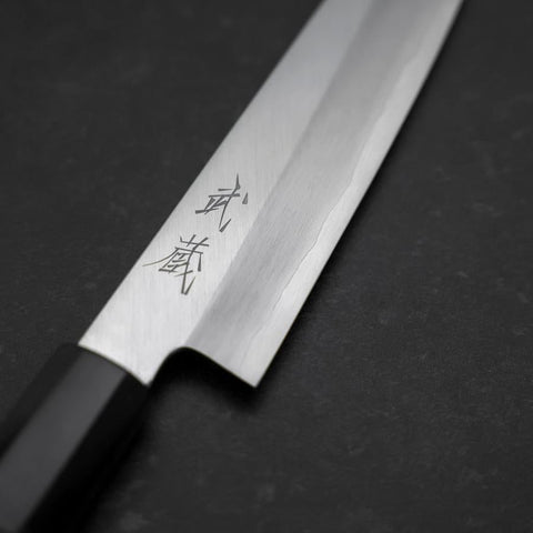 Petty Silver Steel #3 Polished Buffalo Ebony Handle 140mm
