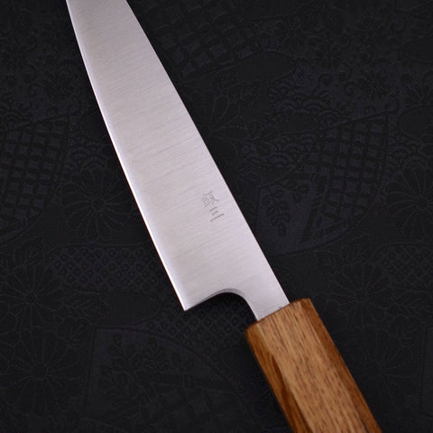 Petty Silver Steel #3 Polished Yaki Urushi Handle 135mm