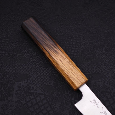 Petty Silver Steel #3 Polished Yaki Urushi Handle 135mm