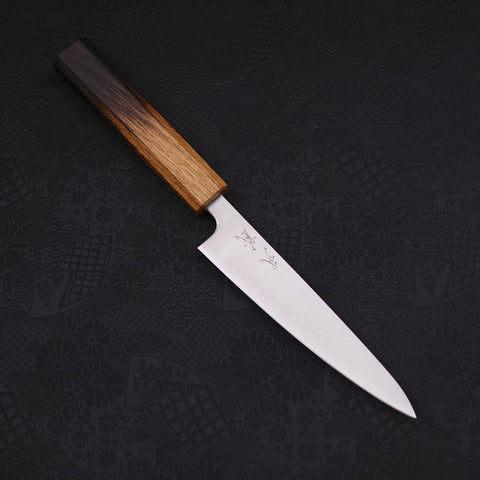 Petty Silver Steel #3 Polished Yaki Urushi Handle 135mm