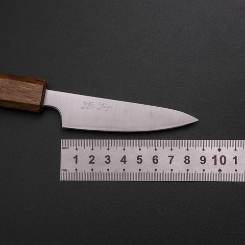 Petty Silver Steel #3 Polished Yaki Urushi Handle 80mm