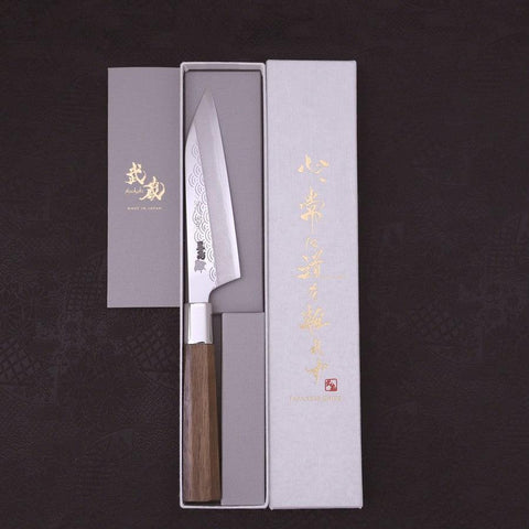 Petty Silver Steel #3 Walnut Hamachidori Handle 135mm (5.3”)