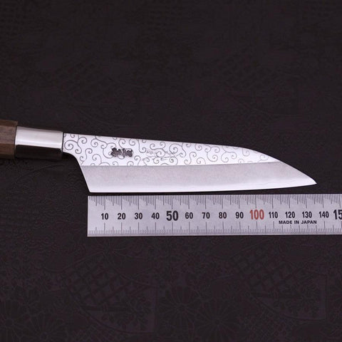 Petty Silver Steel #3 Walnut Karakusa Handle 135mm
