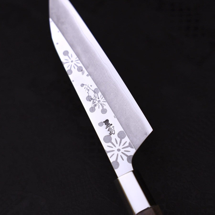 Petty Silver Steel #3 Walnut Kazabana Handle 135mm