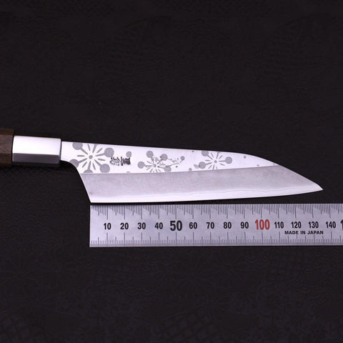 Petty Silver Steel #3 Walnut Kazabana Handle 135mm